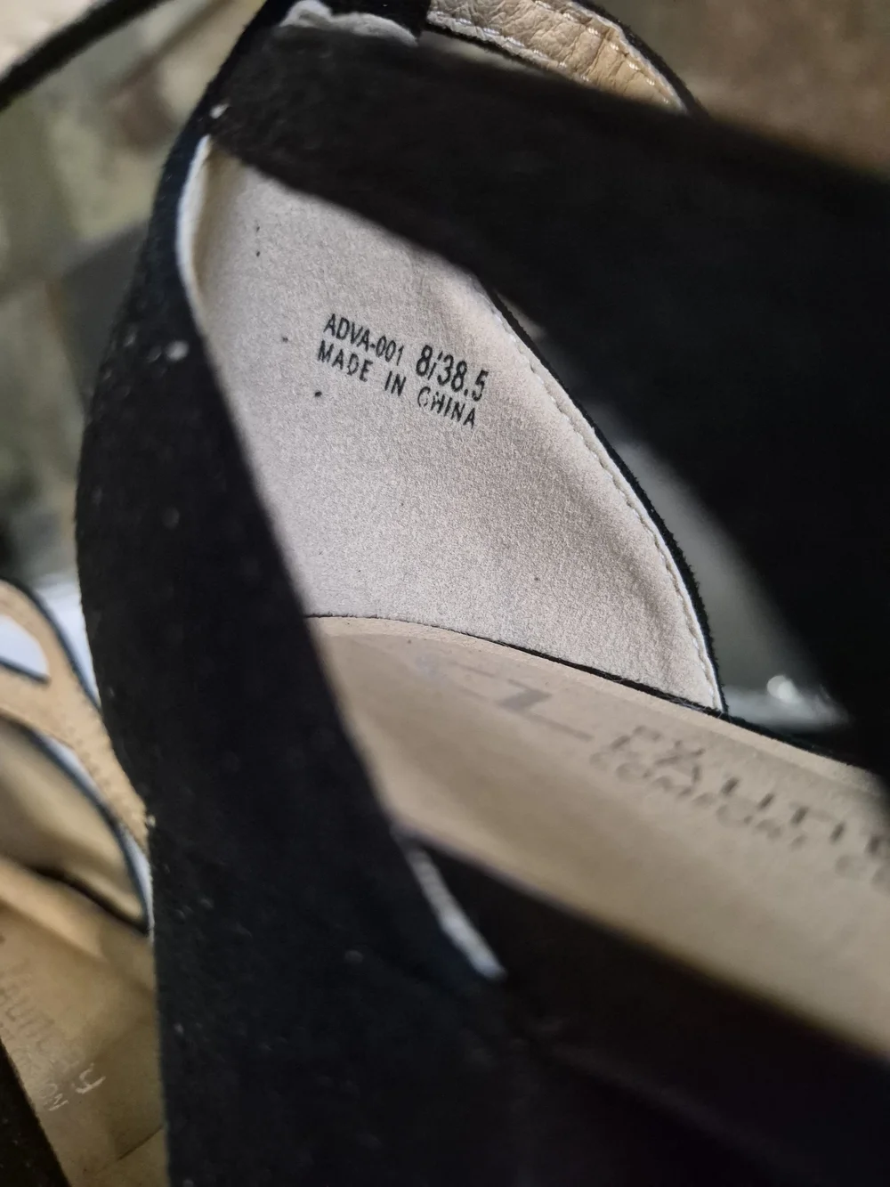 CL by Laundry Black Ankle-Strap Block Heel Pump
